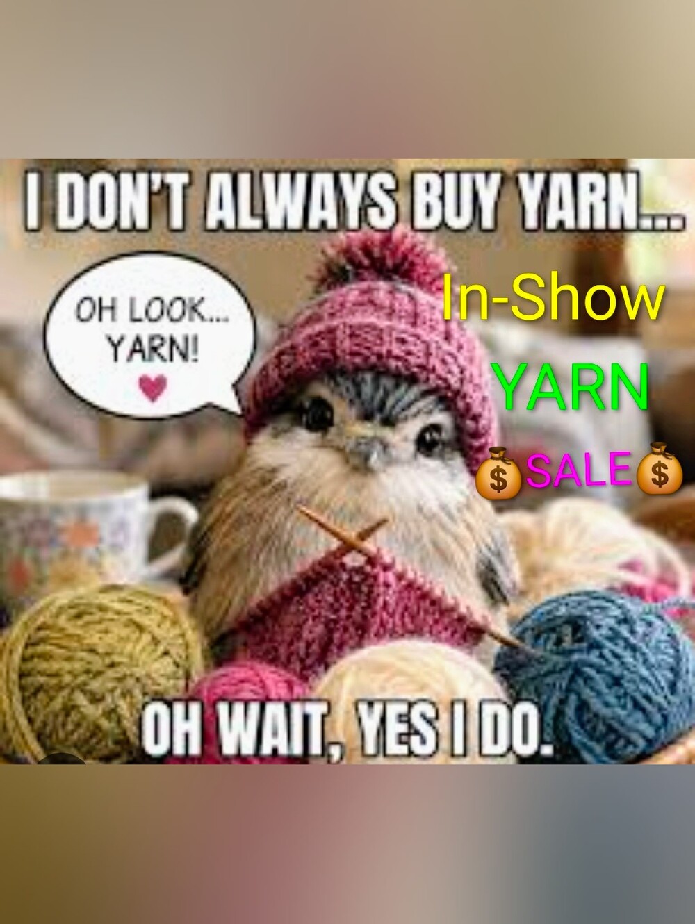 In-Show YARN SALE 🧶🪢 Crafter's Special on Skeins! ONLY ✨️LIVE✨️ & ONLY AUG. 1!